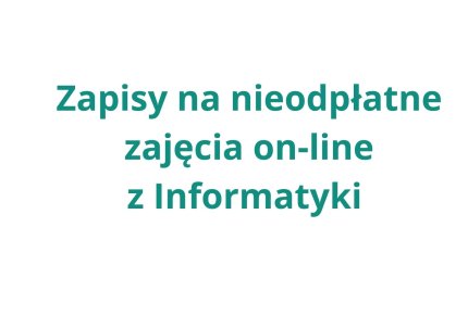 Zajęcia z Informatyki